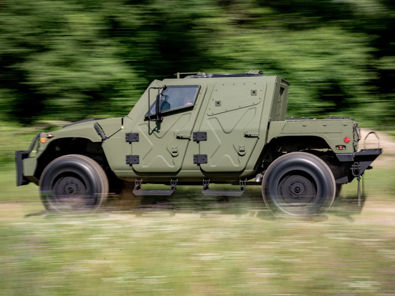 Humvee NXT 360 poprvé v Evropě